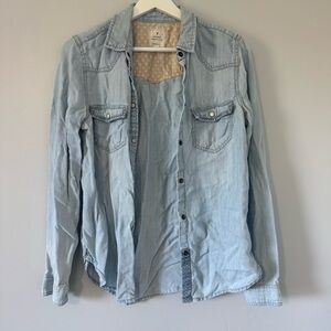 American Eagle Outfitters Beige Vintage Boyfriend Jacket